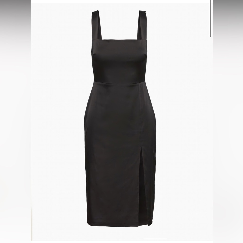 Aritzia 90s Slit Midi Dress